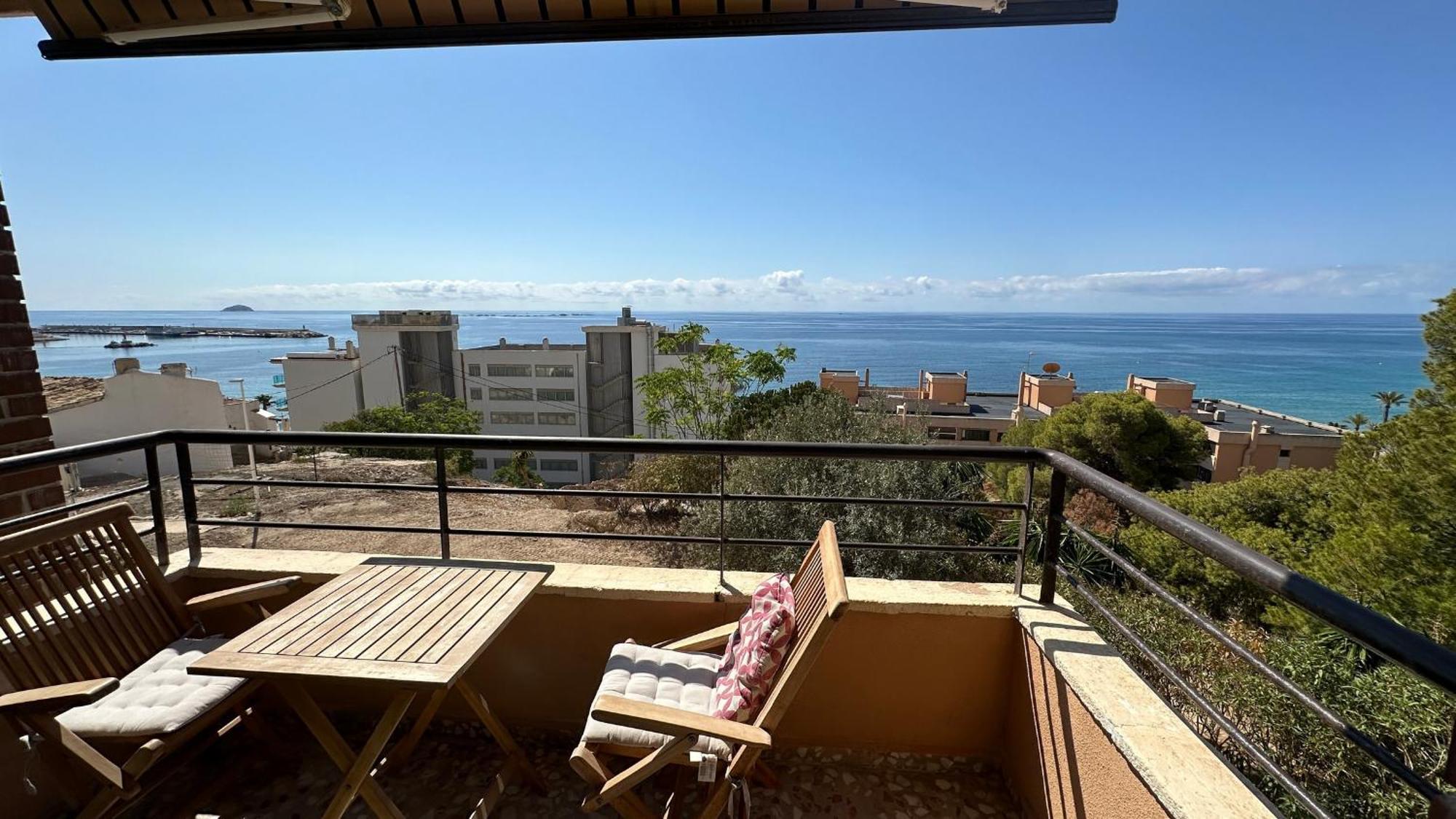 Pv20B, Amplio Apartamento Centrico, 50 Mt De La Playa Y Vistas Al Mar Appartement Villajoyosa Buitenkant foto