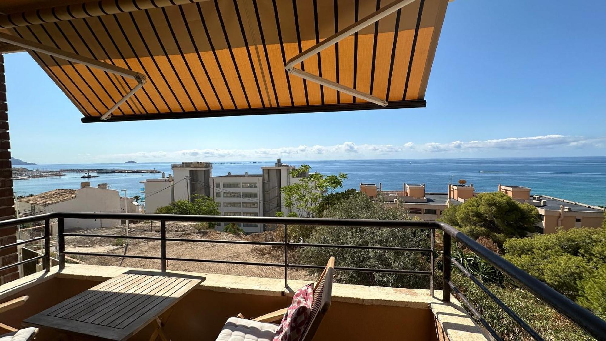 Pv20B, Amplio Apartamento Centrico, 50 Mt De La Playa Y Vistas Al Mar Appartement Villajoyosa Buitenkant foto